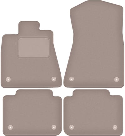 Beige velours matten voor: Lexus GS IV 0 (2012-2020)