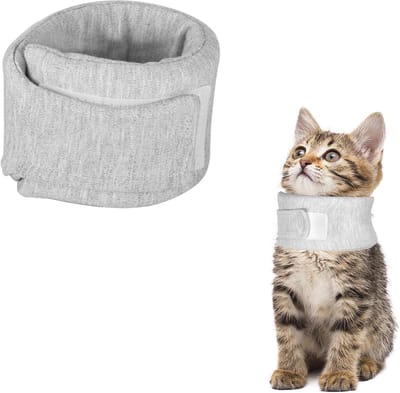 Elizabethaanse Kraag voor Honden en Katten - Beschermende Halsband - Verstelbaar en Ademend - Voorkomt Likken en Krabben - Geschikt voor Kleine en Middelgrote Huisdieren - Maten XS