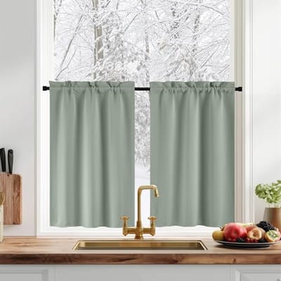 Verduisteringsgordijnen Korte Maat voor Woonkamer en Slaapkamer - 60B x 60H cm