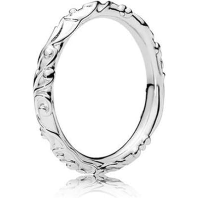 Lr – bague en argent véritable 925 pour femmes, breloque avec Logo d'amour, pendentif en Zircon, chaîne de câble irrégulière, fabrication de cadeaux pour fête, Banquet 8 white