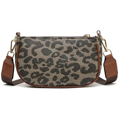 Sac bandoulière multicolore, bandoulière amovible et fermeture éclair, léger pour un usage quotidien, décontracté, bureau, soirées gray