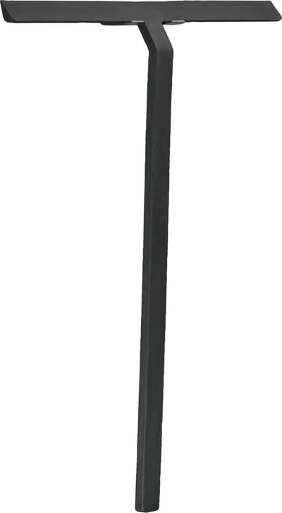 Zone Denmark Rim Schraper met houder 52 x 30 cm Black- douchewisser - badkamer - trekker douche - siliconen materiaal - badkamer accessoires - douchecabine