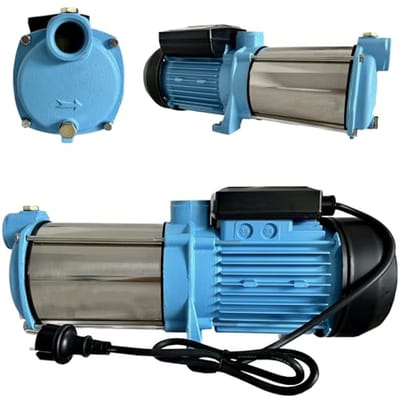 Krachtige Waterpomp voor Tuin en Irrigatie - 1300 W, 6000 l/h, 55 m Pomphoogte