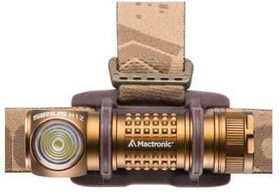 Mactronic hoofdlamp Sirius H12 Angle - 1200 lumen - Bruin