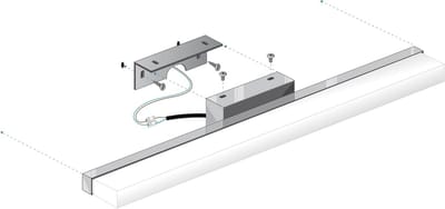 LED Wandlamp 40 cm - Chromen Muurverlichting voor Badkamer