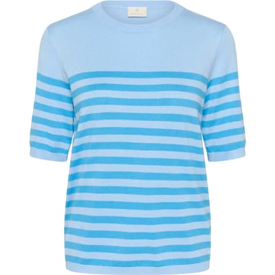 T-Shirt LIZZA STRIPED KAFFE SPRING BLUE 108931