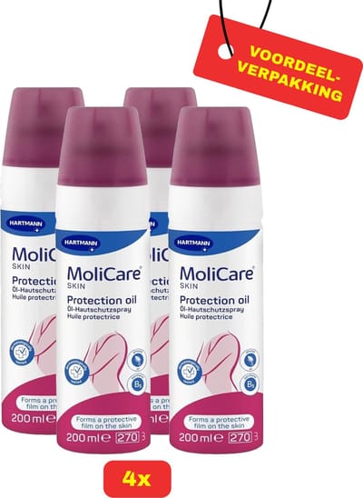 4X Molicare® Skin Protectie Olie - 4 x 200ml - Voordeelverpakking!