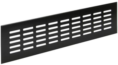 Renson ventilatiestrip 400x80 mm aluminium zwartbruin