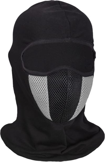 Balaclava Bivakmuts I Nekwarmer I Bivak I Gezichtsmasker I Motormuts I Skiën I Snowboarden I Motorrijden I Zwart/Grijs