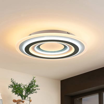 Lindby LED plafondlamp Jazmina, 50 cm, CCT, afstandsbediening