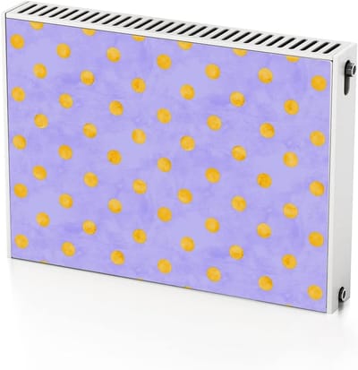 Radiatorbekleding - Magneetmat - Interieur verfraaien - Zelfklevend patroon - 80 x 60 cm - Paars