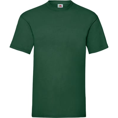 Fruit Of The Loom Heren Valueweight T-shirt met korte mouwen (Bottle Groen)