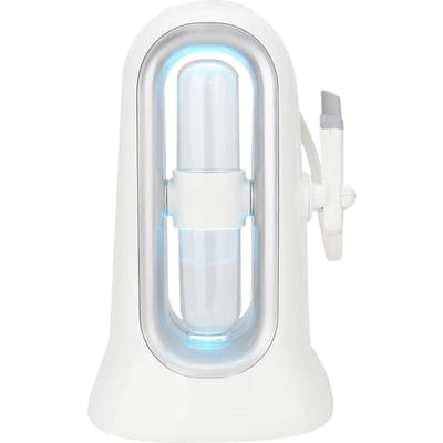 Mini Instrument de Beauté Électrique à Bulles Dispositif d'Élimination des Points Noirs et des Boutons Outil de Nettoyage du Visage Prise UE EU Plug white