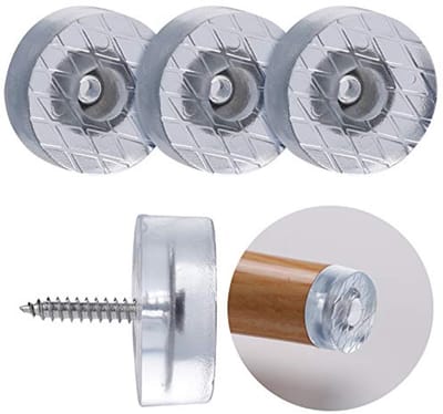 Ronde Gummipuffer Pads voor Meubels - Antislip en Geluiddempende Beschermers (20 Stuks)
