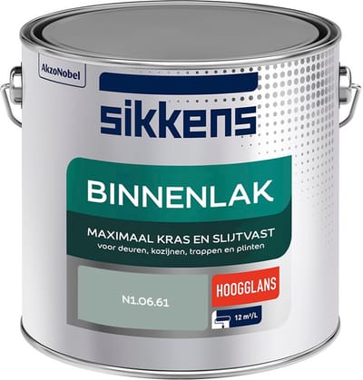 Sikkens - Binnenlak Hoogglans - N1.06.61 - Mengverf - 2,5 L