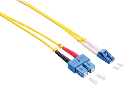 LogiLink FP0LS03 InfiniBand en Glasvezelkabel 3 m LC SC Geel