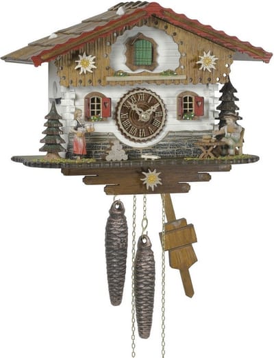 Trenkle - 1512 - Chalet-Koekoeksklok - 1-daags ketting uurwerk - Kuckuck Classic