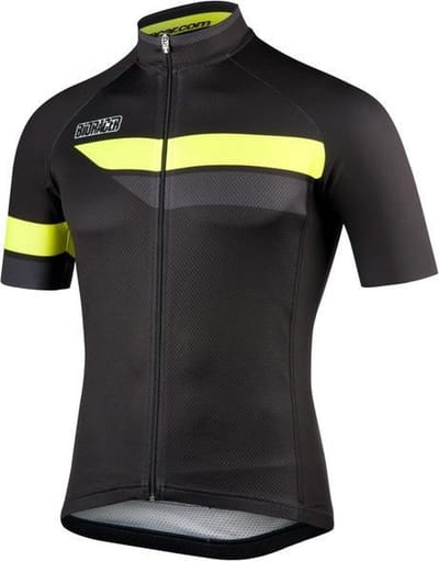 Bioracer Team Short Sleeve 2.0 Black/Fluo Size S