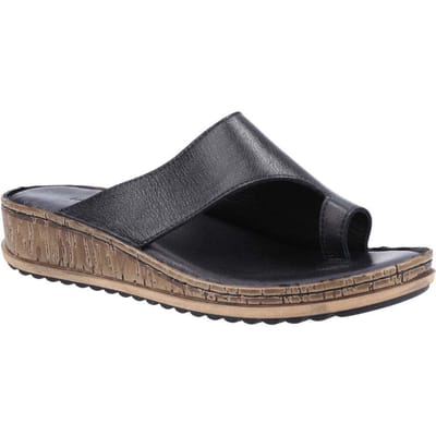 Hush Puppies Dames/dames Elissa Suède Sandalen (Zwart/Crème)