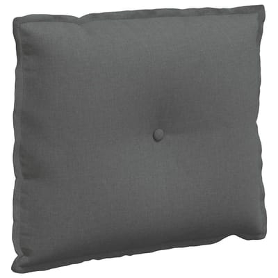 vidaXL - Rugkussen - Donkergrijs - 200 - x - 19 - x - 50 - cm - Stof