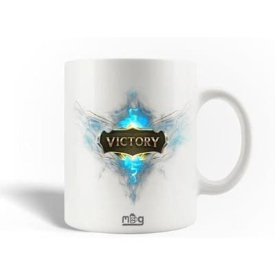 Mug en Céramique League of Legends Victoire Bleu