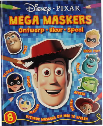 Boek Specials Nederland BV Walt Disney Mask Book Disney Pixar