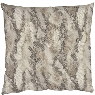 Sierkussens - Kussentjes Woonkamer - 50x50 cm - Slang - Patroon - Taupe