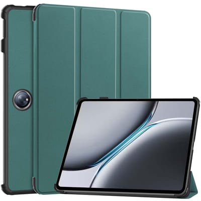 imoshion Tablet Hoes - Geschikt voor OnePlus Pad 2 - Trifold Bookcase - Donkergroen