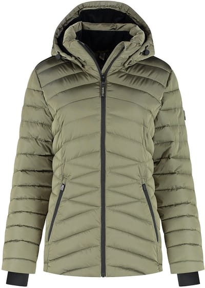 Kjelvik Yvon Dames Outdoorjas - Green