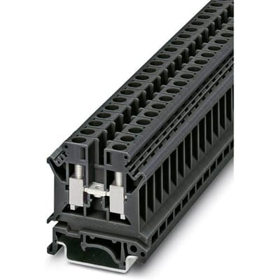 Phoenix Contact 3022328 Doorgangsserieklem 10.2 mm Schroeven Zwart 50 stuk(s)