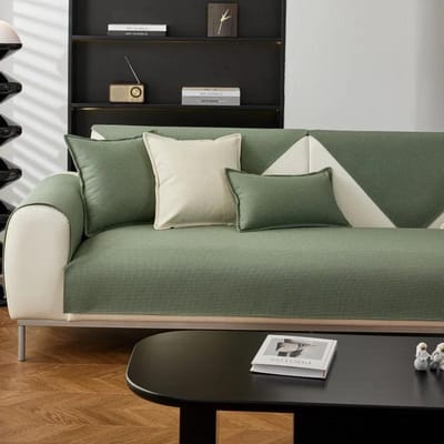 Moderne Waterdichte Bankhoes Vier Seizoenen Universeel Scandinavisch Huisdier Kind Kussen Effen Kleur Bankhanddoek Antislip Hoezen voor Bankkussens 70x70cm 1pcs