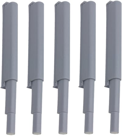 Dailygoods- Demper 10 Stuks - Kastdeurdemper - Magnetisch Aanraaksysteem - ABS-Materiaal - Eenvoudige Installatie - Afmetingen 12,5 x 1 x 1 cm - Kastdeurbuffer