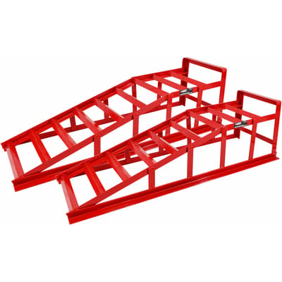AWTOOLS - Oprijplaten Auto - Set van 2 - 2000 kg - Stalen Ramps - Poedergecoat - Stapelbaar