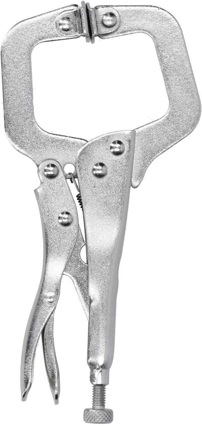 ONF3 - C-klemtang - Houtbewerking - Snelle Klembevestiging - Zilver - Multifunctioneel Gereedschap - Ergonomisch - 15 Cm