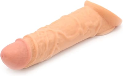 Kiotos - Penis Sleeve van 20 cm - Realistische sensatie - TPE - Lichte Huidskleur