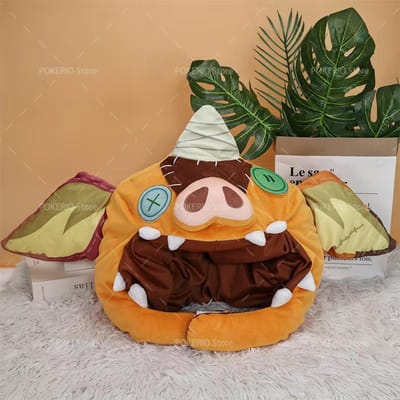 The Legend of Zelda Bokoblin Cosplay Hoofddeksel Pluche Groene Link Hoed Zelda Schild Lizalfos Lynel Helm Nek Kostuum Accessoires Cadeau
