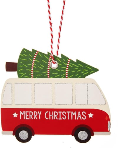 Cadeaulabels kerst met camper - Sass & Belle
