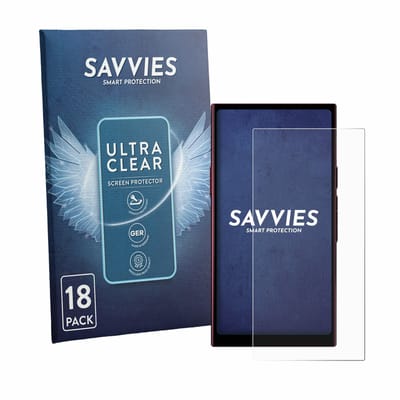 Savvies - Screenprotector voor Hiby R8 II - Folie Beschermfolie transparant 18 Stuks