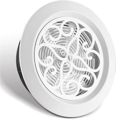 Ventilatierooster - Luchtuitlaat - Luchtstroombeheer - Verstelbaar Ontwerp - 10 cm - Wit