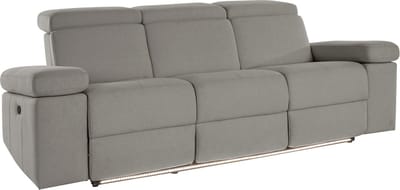 Rayland-Sofa 3-zits - Handmatig - Grijs