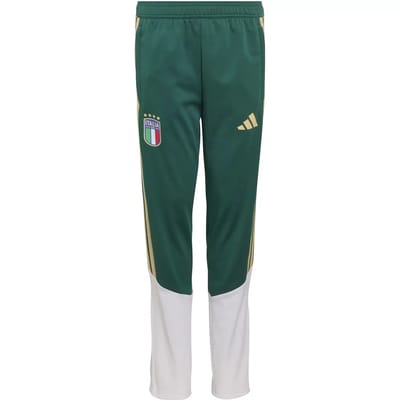 Adidas Italy Broeken Kinder - Groen - Maat 111 - 116 CM - Poly Mesh