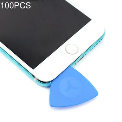 Let op type!! 100 PCS JIAFA P8818 Plastic Phone Repair Triangle Opening Picks(Blue)