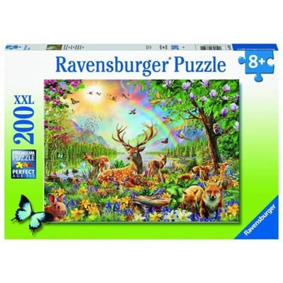 Ravensburger puzzel Mooie hertenfamilie - Legpuzzel - 200 XXL stukjes