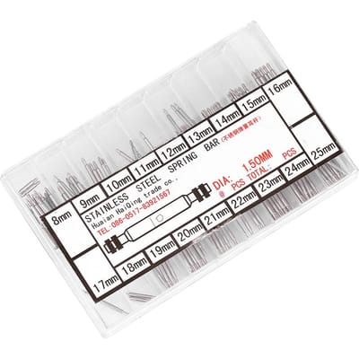 Roestvrij Staal Horlogeband Veer Schakelpen Polshorlogeband Bevestigingspen Reparatiegereedschap 10# white