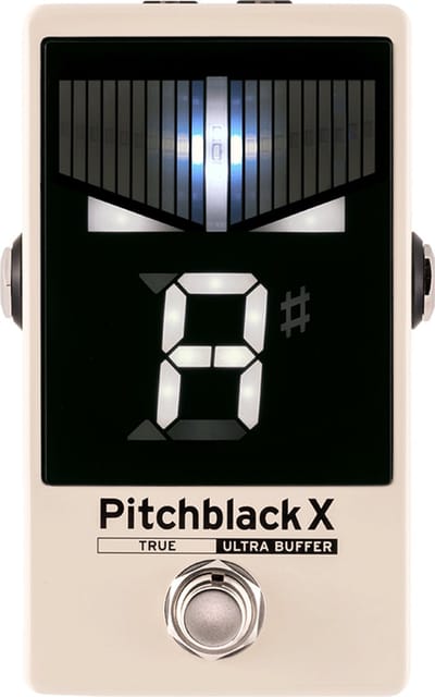 KORG Pitchblack X De standaard onder de vloertuners, precisie ontmoet stijl in elegant crème