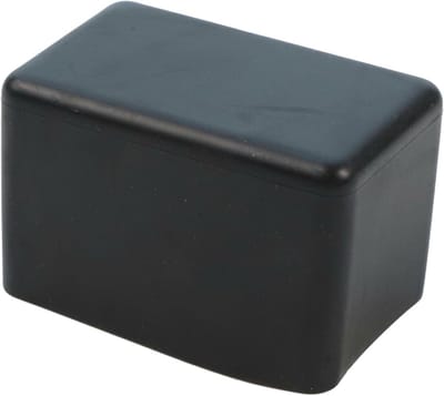 Stoelpootbeschermers - Meubeldoppen - Vloeren Beschermen - Stevige Rubberen Constructie - 12 Stuks 30x50mm - Zwart