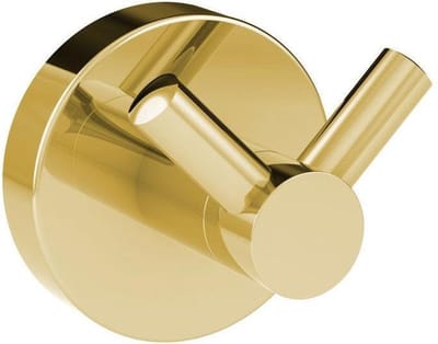 Handdoekhaak Allibert Coperblink Dubbel Goud