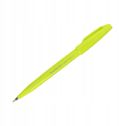 Pentel Brush Sign Kalligrafiepen - Limonke Groen