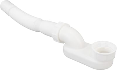 Dailygoods- Afvoerpijp Multifunctioneel - Verstelbare Afvoerslang - PVC 1 1/2 P Sifon - Geurpreventie - Eenvoudige Installatie - Geschikt voor Badkuipen/Douches