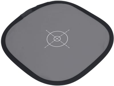 Dailygoods- Grijze Kaart 30 Cm - Dubbelzijdig Focusbord - Witbalansreferentiekaart - PU Leer - Draagtas - Slijtvast en Eenvoudig te Reinigen